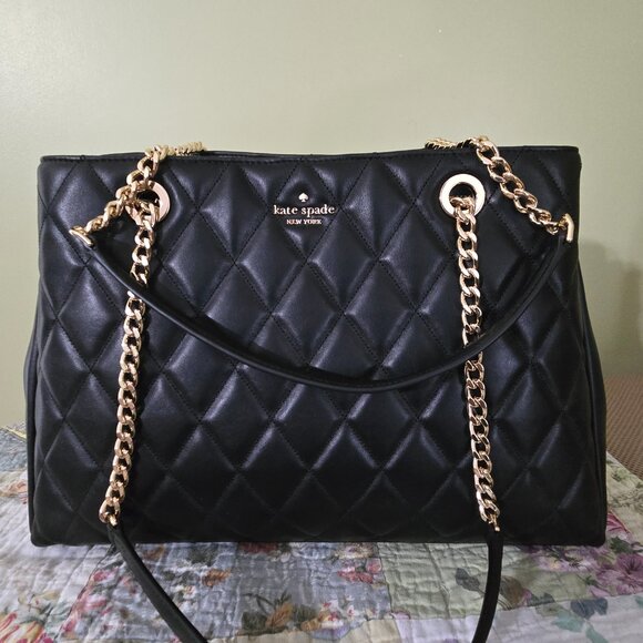 KATE SPADE CAREY QUILTED TOTE - Picture 1 of 8